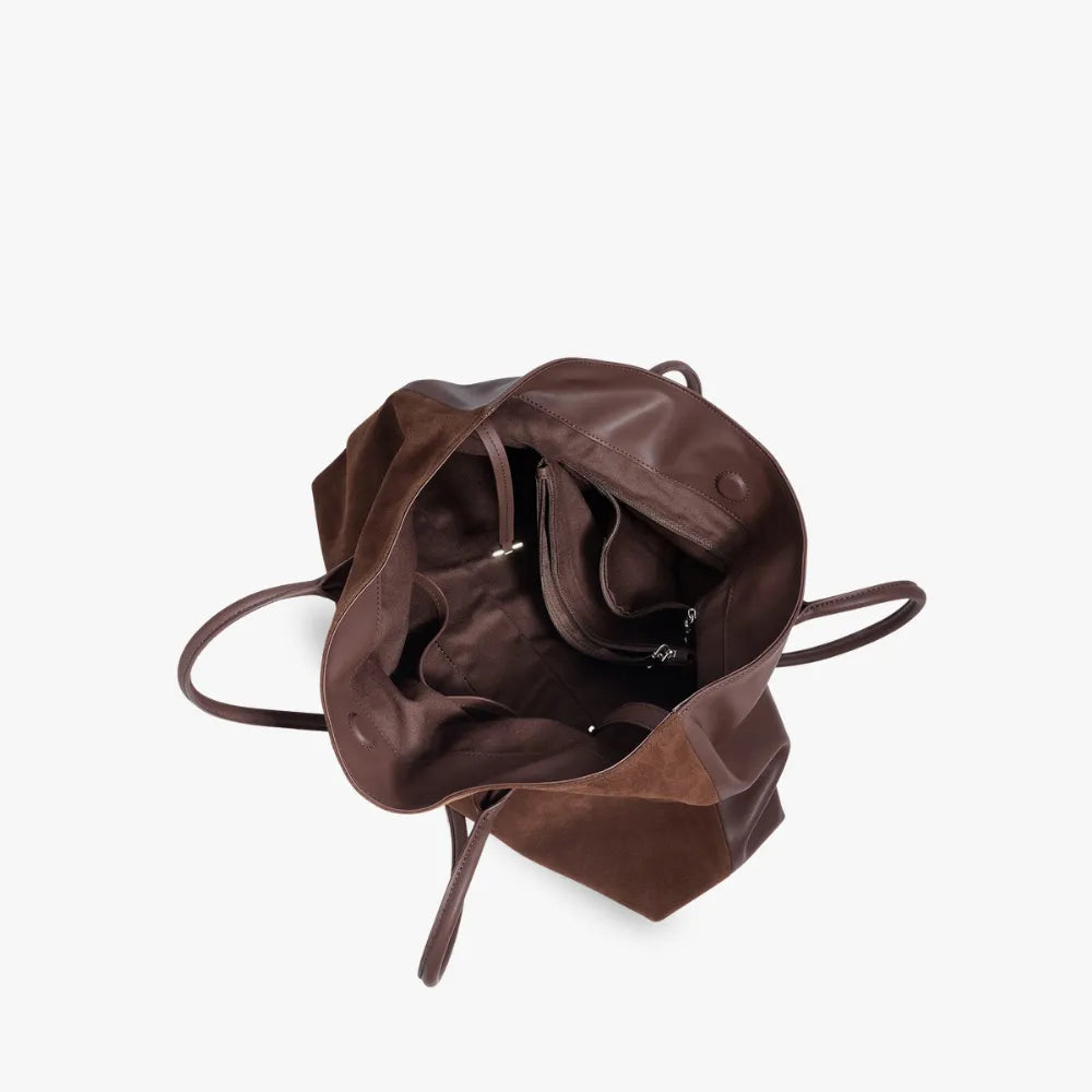 Sac cabas pour les cours en suédine