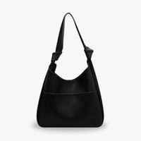 Sac hobo en simili cuir grainé avec pochette zippée