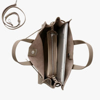 Sac cabas en cuir grainé pour ordinateur 15 pouces