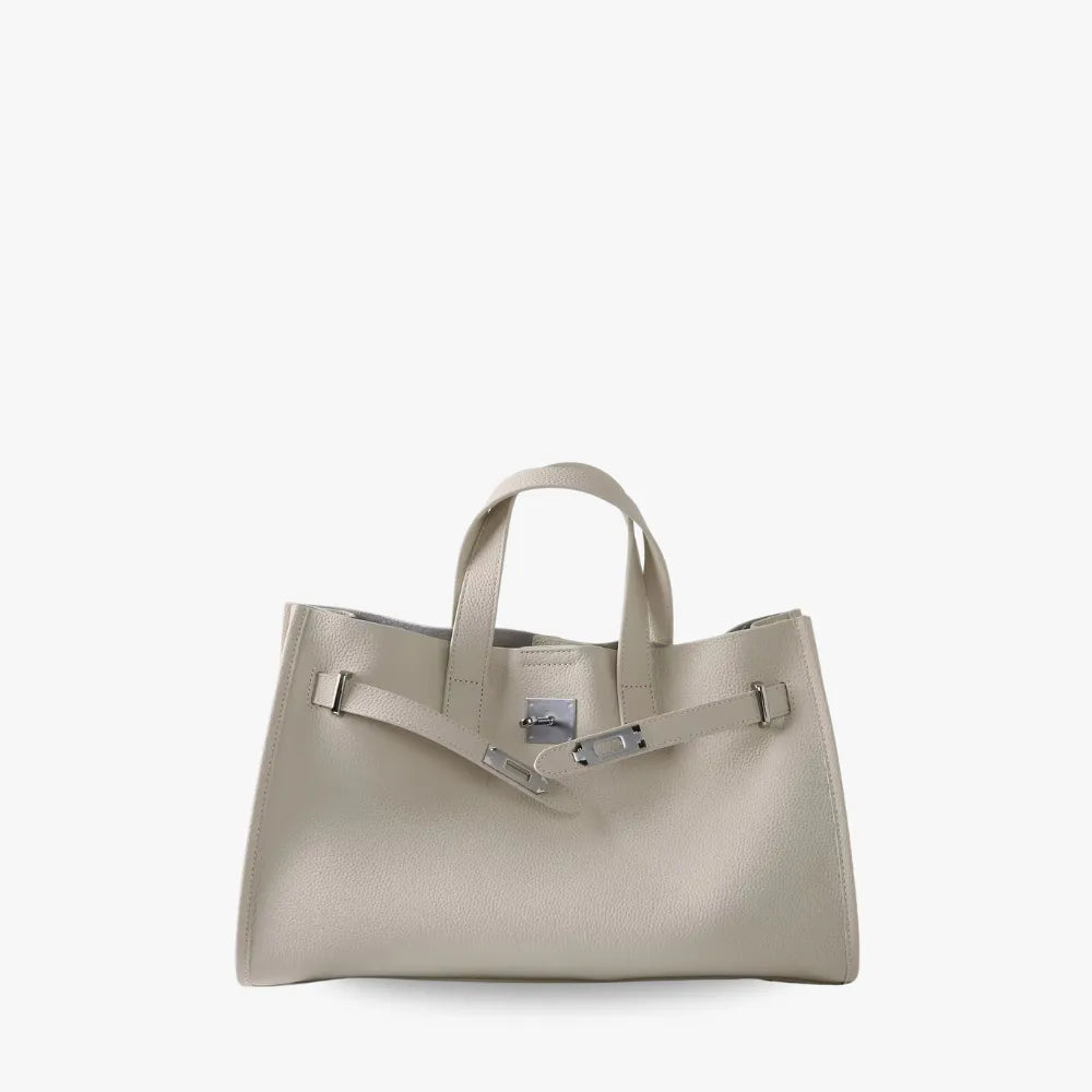 Sac cabas en cuir grainé pour ordinateur 15 pouces
