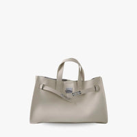 Sac cabas en cuir grainé pour ordinateur 15 pouces
