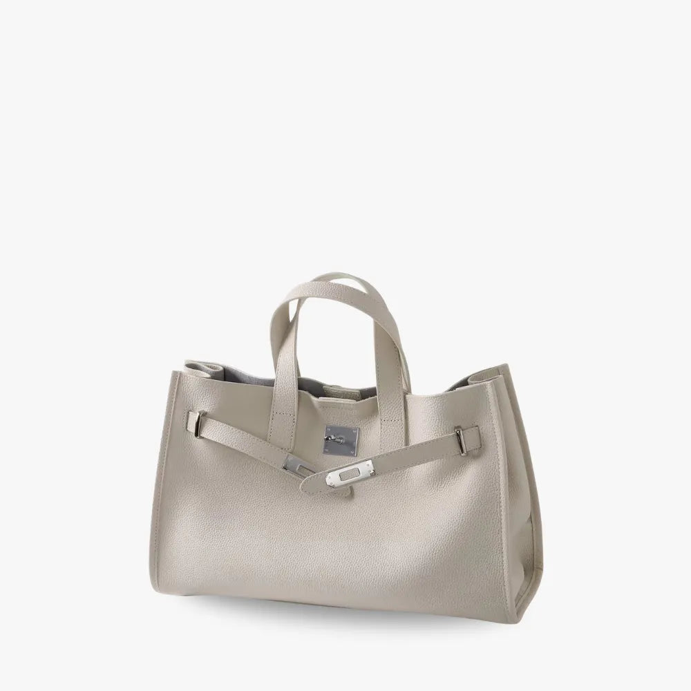 Sac cabas en cuir grainé pour ordinateur 15 pouces