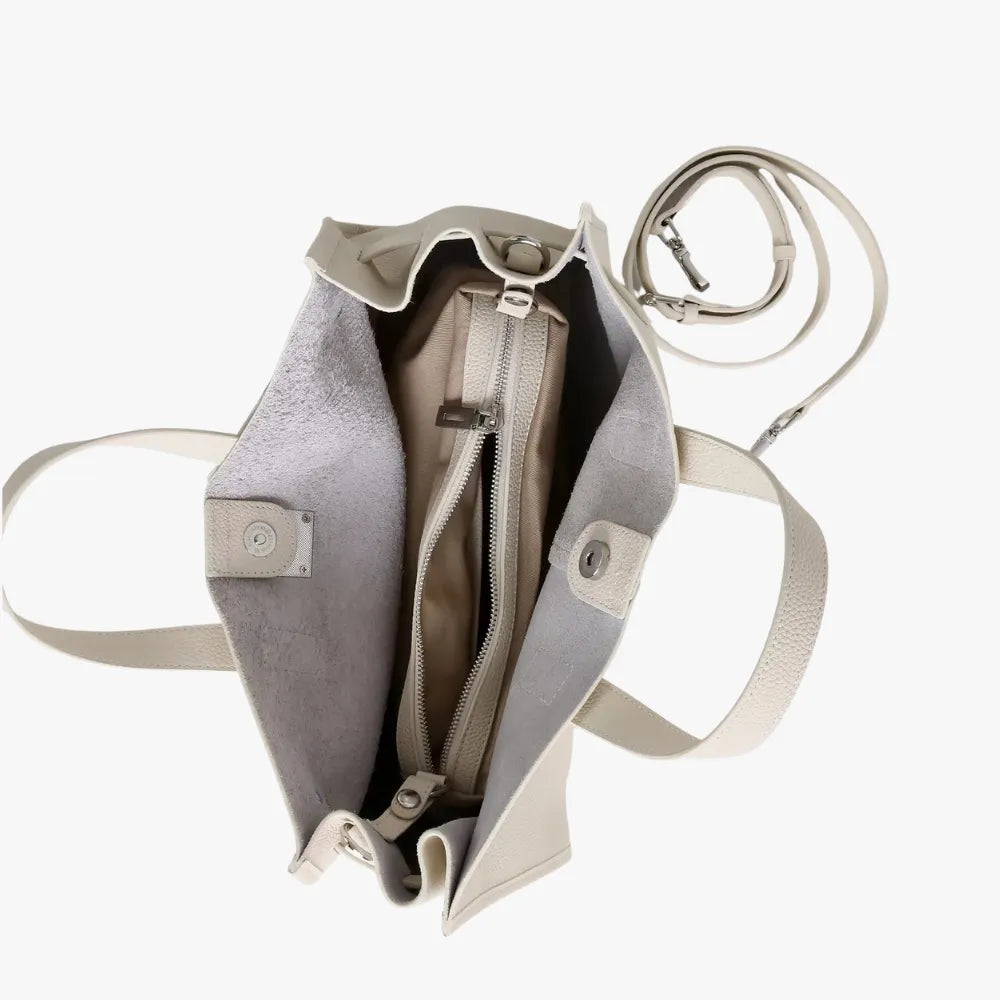 Sac cabas en cuir grainé pour ordinateur 15 pouces