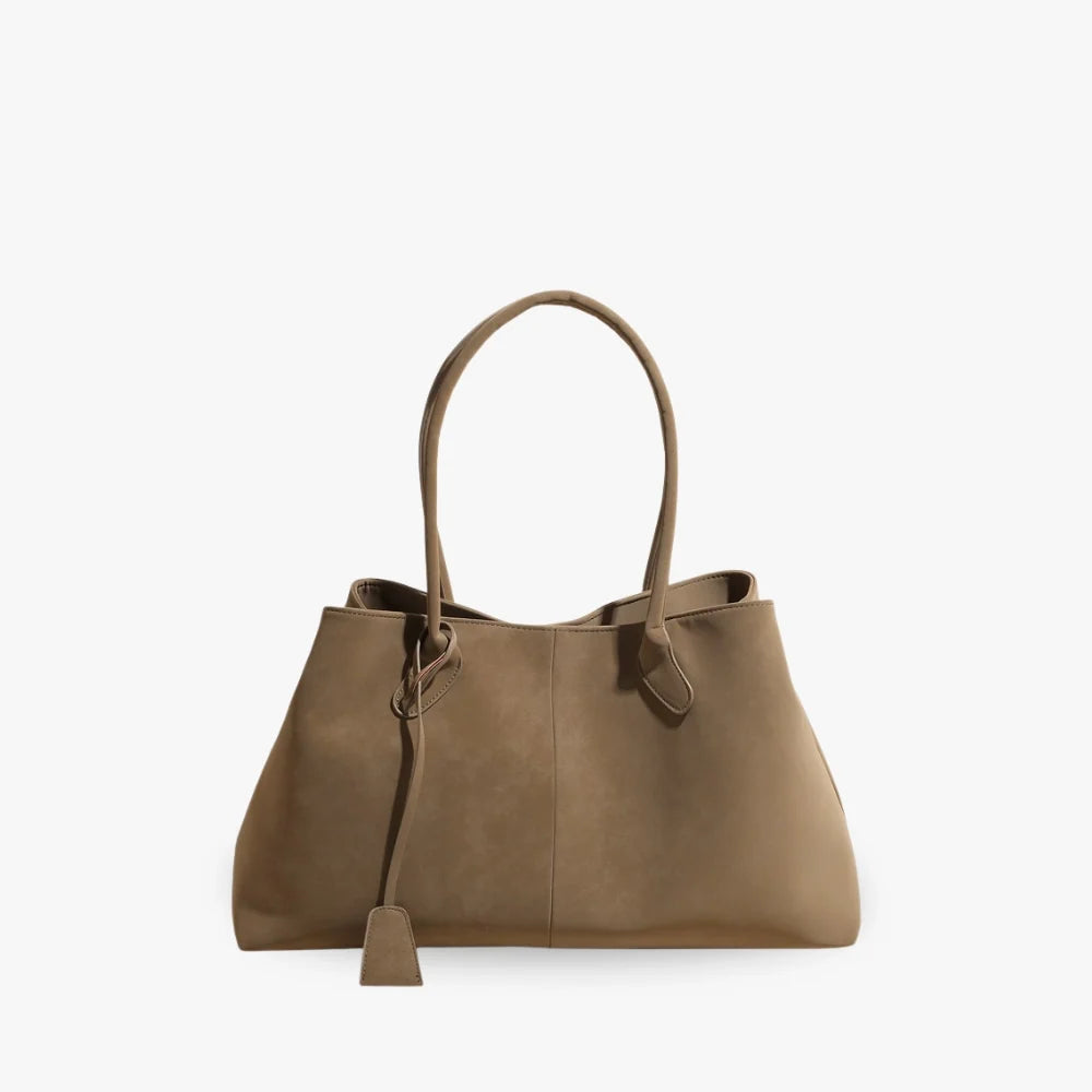 Sac cabas épaule en suédine 16 pouces