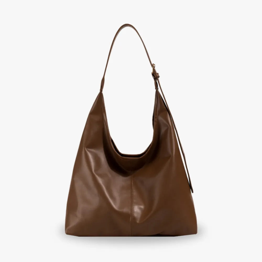 Sac hobo en simili cuir à fermeture magnétique