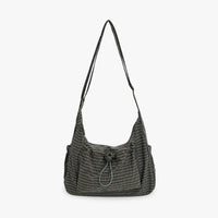 Sac bandoulière à carreaux en nylon