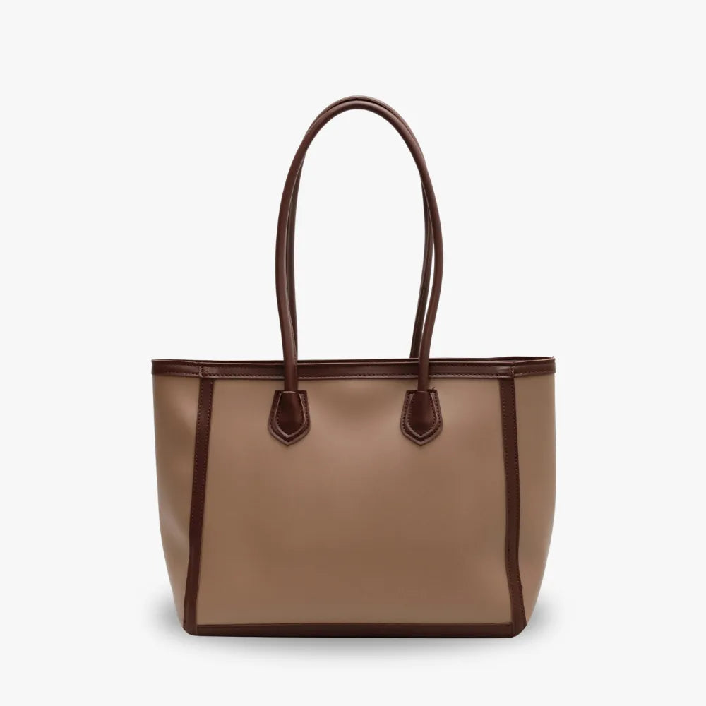 Sac cabas épaule en simili cuir pour les cours