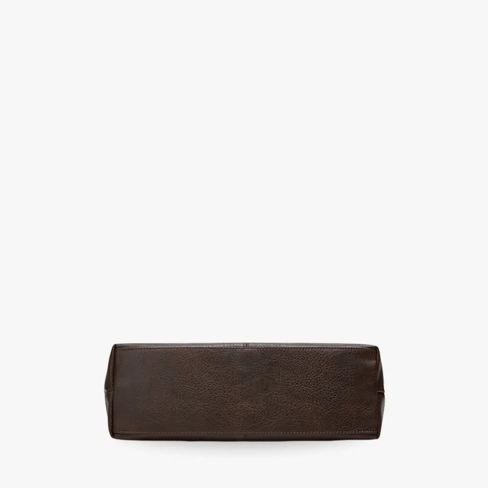 Sac hobo en simili cuir grainé pour ordinateur