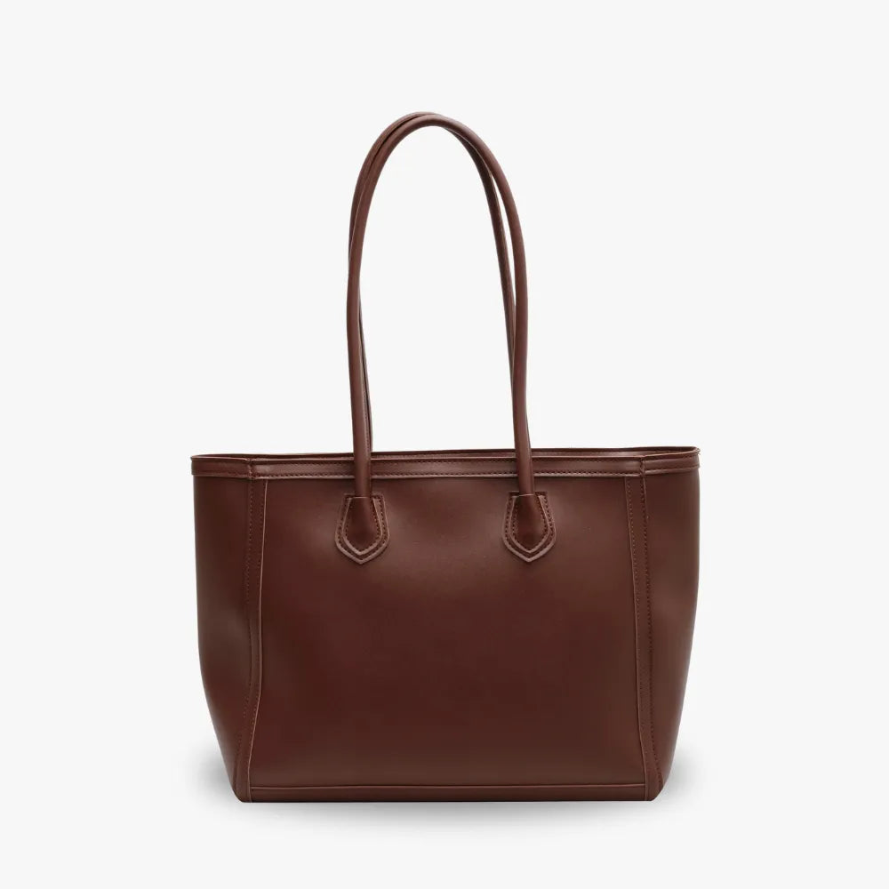 Sac cabas épaule en simili cuir pour les cours