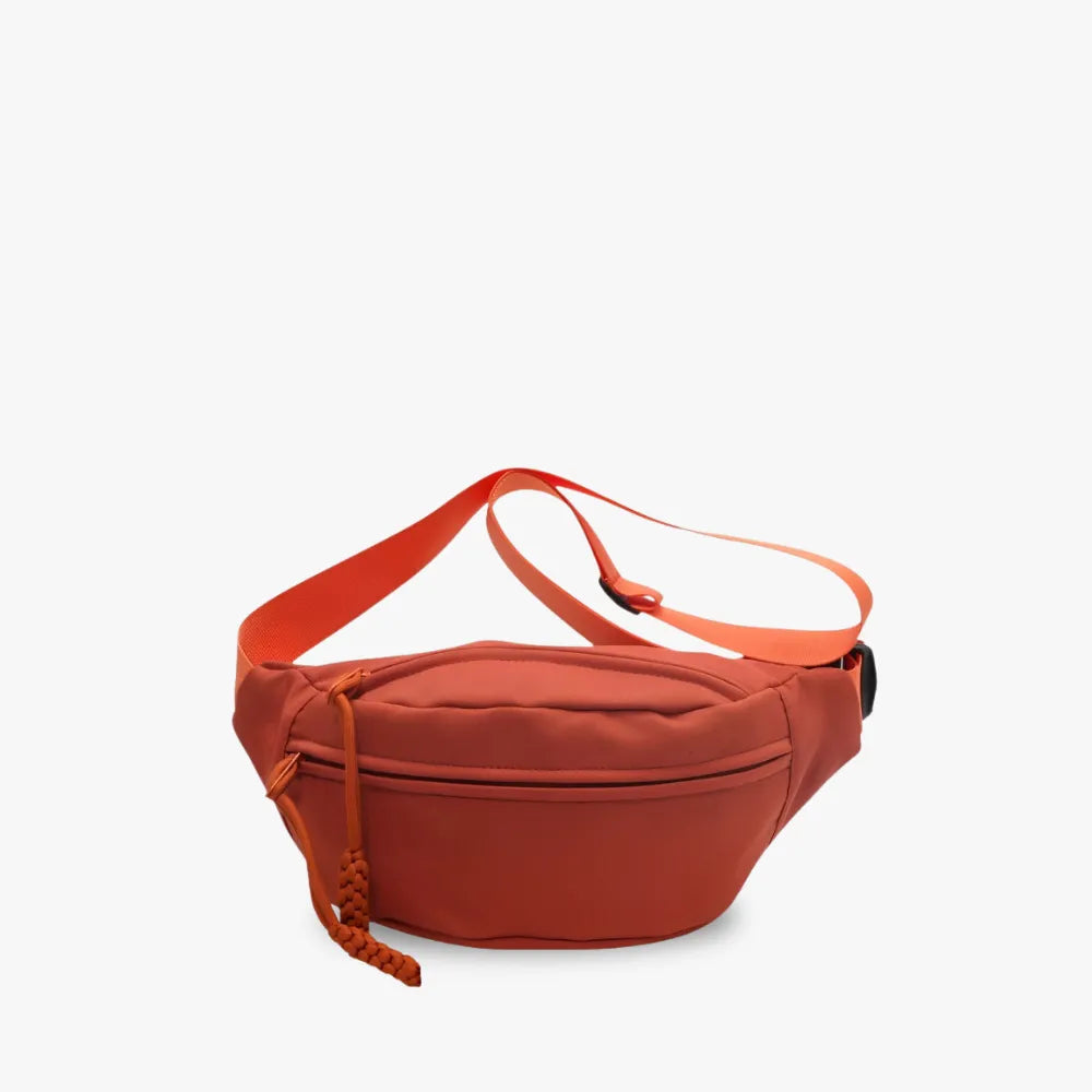 Sac banane bandoulière en nylon à sangle large