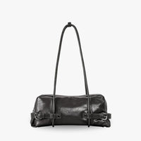 Sac à main brillant à ceinture décorative
