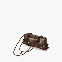 Sac à main brillant à ceinture décorative