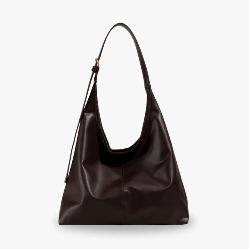 Sac hobo en simili cuir à fermeture magnétique