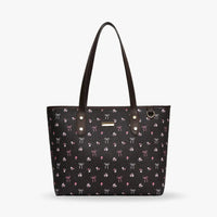 Sac cabas pour les cours en simili cuir à motifs