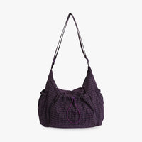 Sac bandoulière à carreaux en nylon