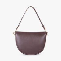 Sac bandoulière vintage en simili cuir avec pompon