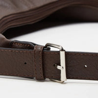 Sac hobo en simili cuir grainé pour ordinateur