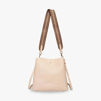 Sac seau bandoulière en simili cuir grainé