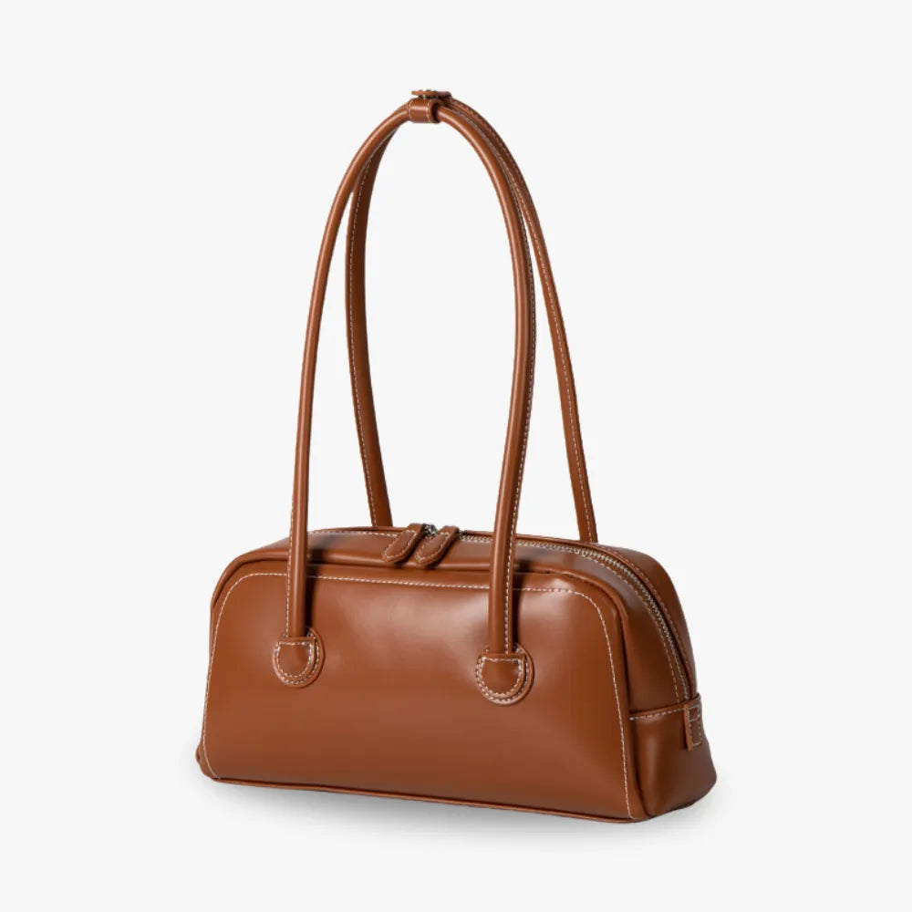 Sac bowling en simili cuir brillant