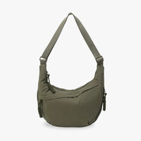 Sac bandoulière plat en nylon déperlant