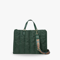 Sac cabas matelassé en coton et nylon