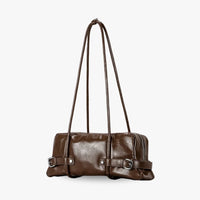 Sac à main brillant à ceinture décorative