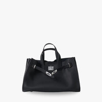 Sac cabas en cuir grainé pour ordinateur 15 pouces