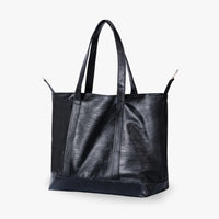 Sac cabas en simili cuir avec porte-clés intégré
