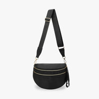 Sac bandoulière à damier en nylon déperlant