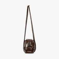 Sac à main brillant à ceinture décorative