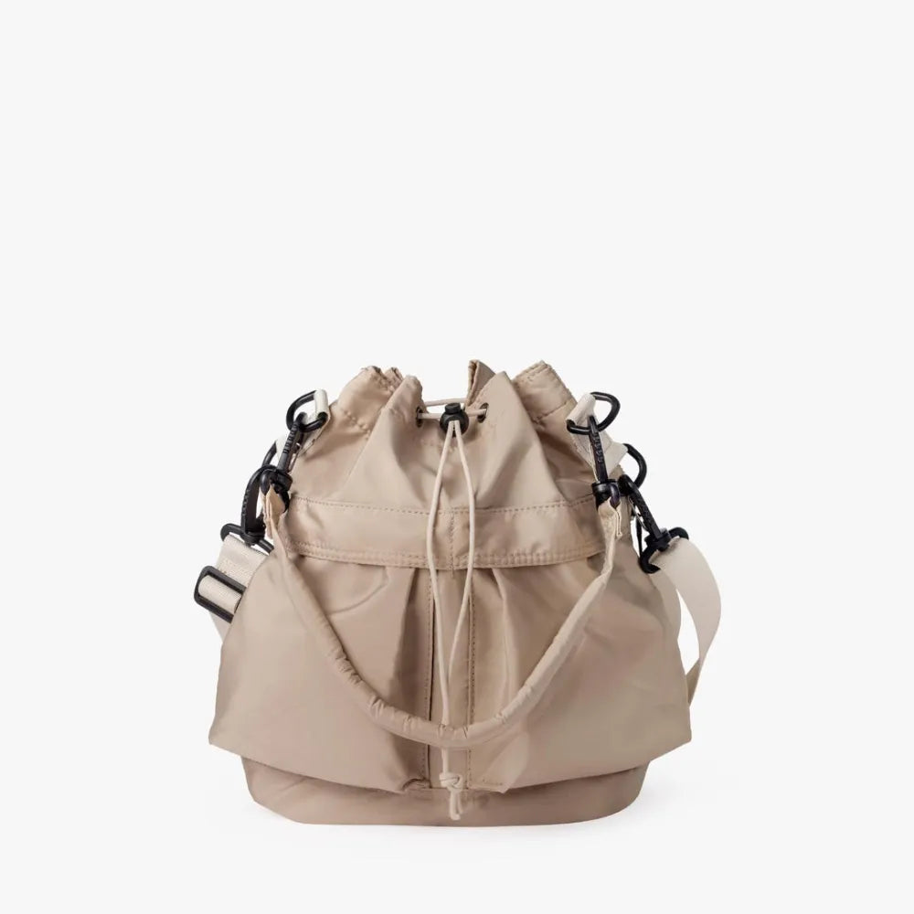 Sac seau bandoulière en nylon à cordon