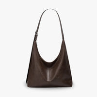 Sac hobo en simili cuir grainé pour ordinateur