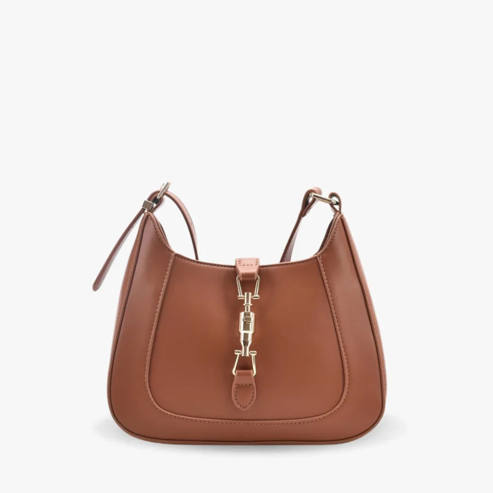 Sac porté épaule vintage à fermoir métallique