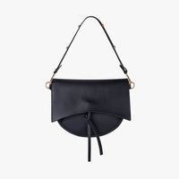 Sac bandoulière vintage en simili cuir avec pompon