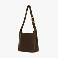 Sac à main épaule en simili cuir lisse avec pochette