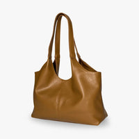 Sac hobo cabas minimaliste en simili cuir grainé