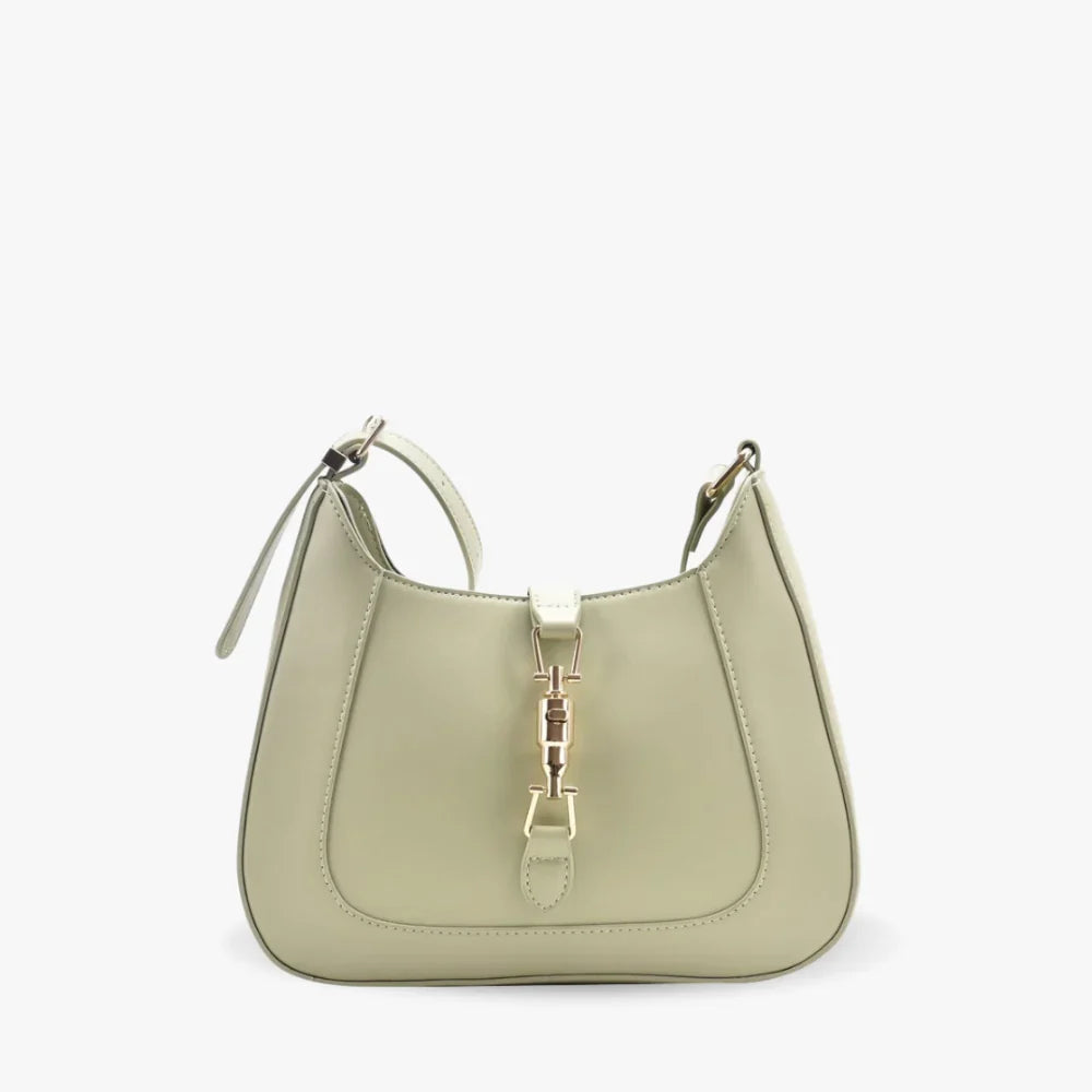 Sac porté épaule vintage à fermoir métallique
