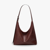 Sac hobo en simili cuir grainé pour ordinateur