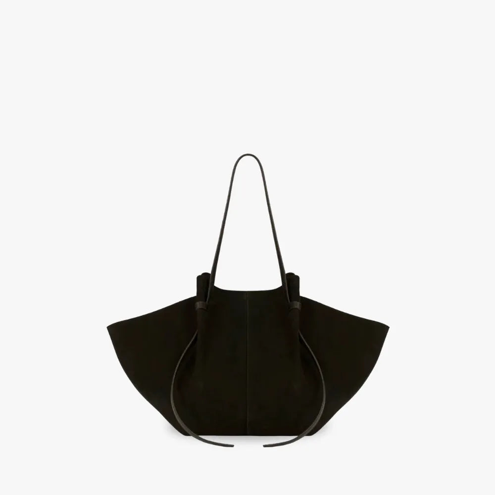 Grand sac cabas en suédine pour ordinateur