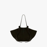 Grand sac cabas en suédine pour ordinateur