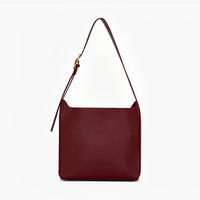 Sac à main épaule en simili cuir lisse avec pochette