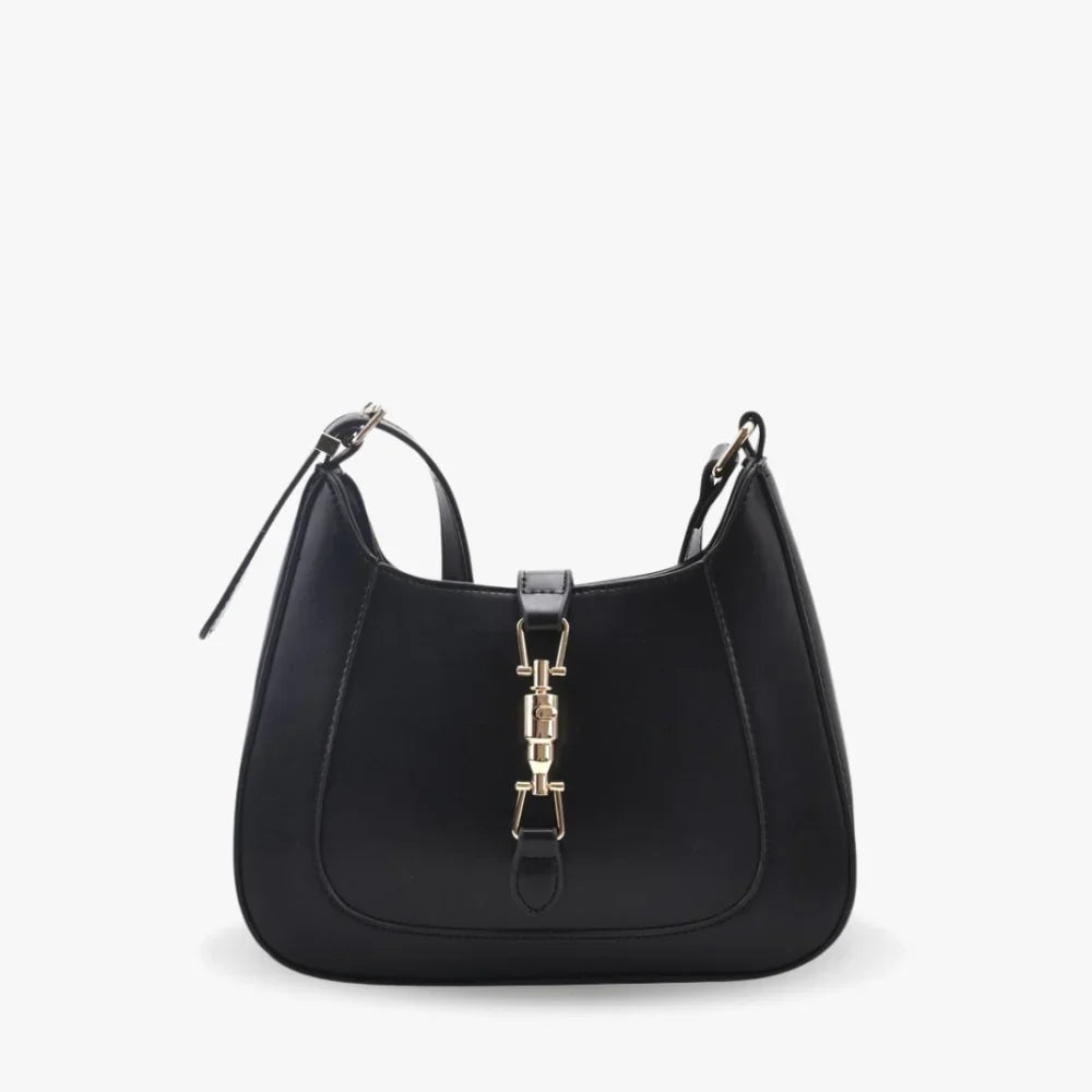 Sac porté épaule vintage à fermoir métallique