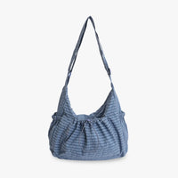 Sac bandoulière à carreaux en nylon
