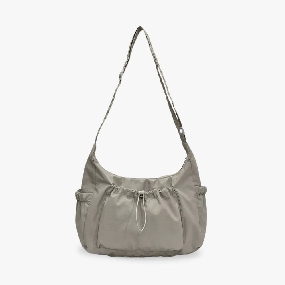 Sac bandoulière à carreaux en nylon