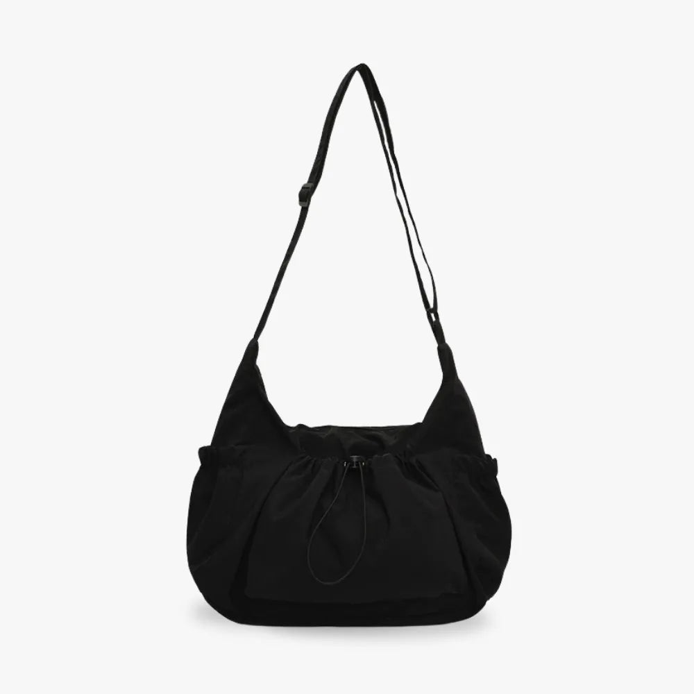 Sac bandoulière à carreaux en nylon