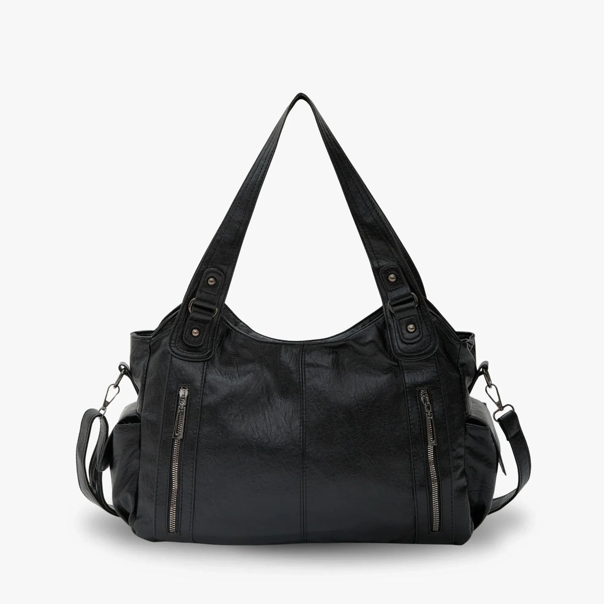 Grand sac bandoulière en simili cuir pour ordinateur