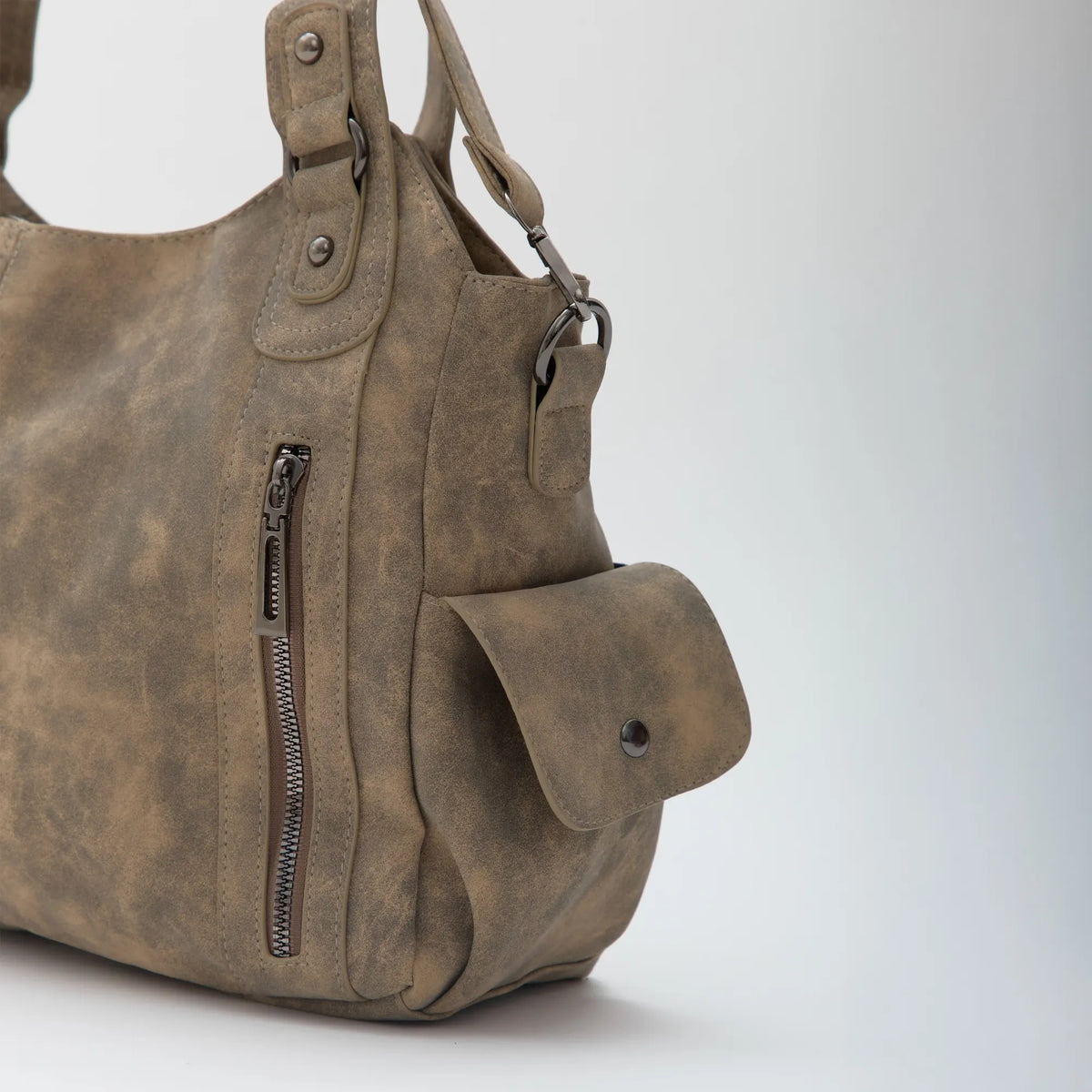 Grand sac bandoulière en simili cuir pour ordinateur