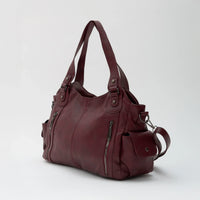 Grand sac bandoulière en simili cuir pour ordinateur