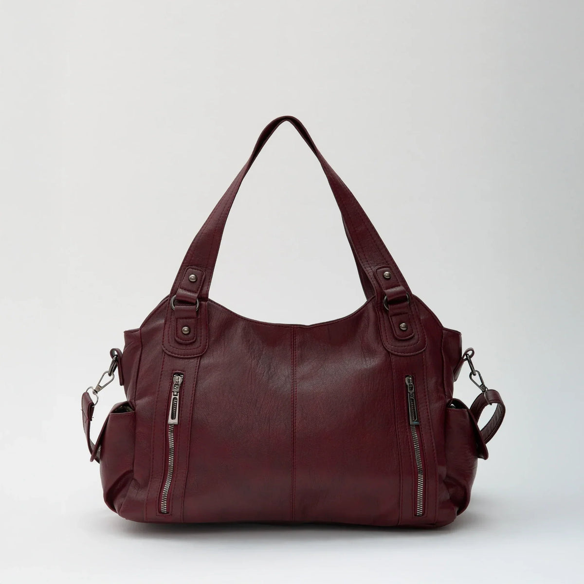 Grand sac bandoulière en simili cuir pour ordinateur