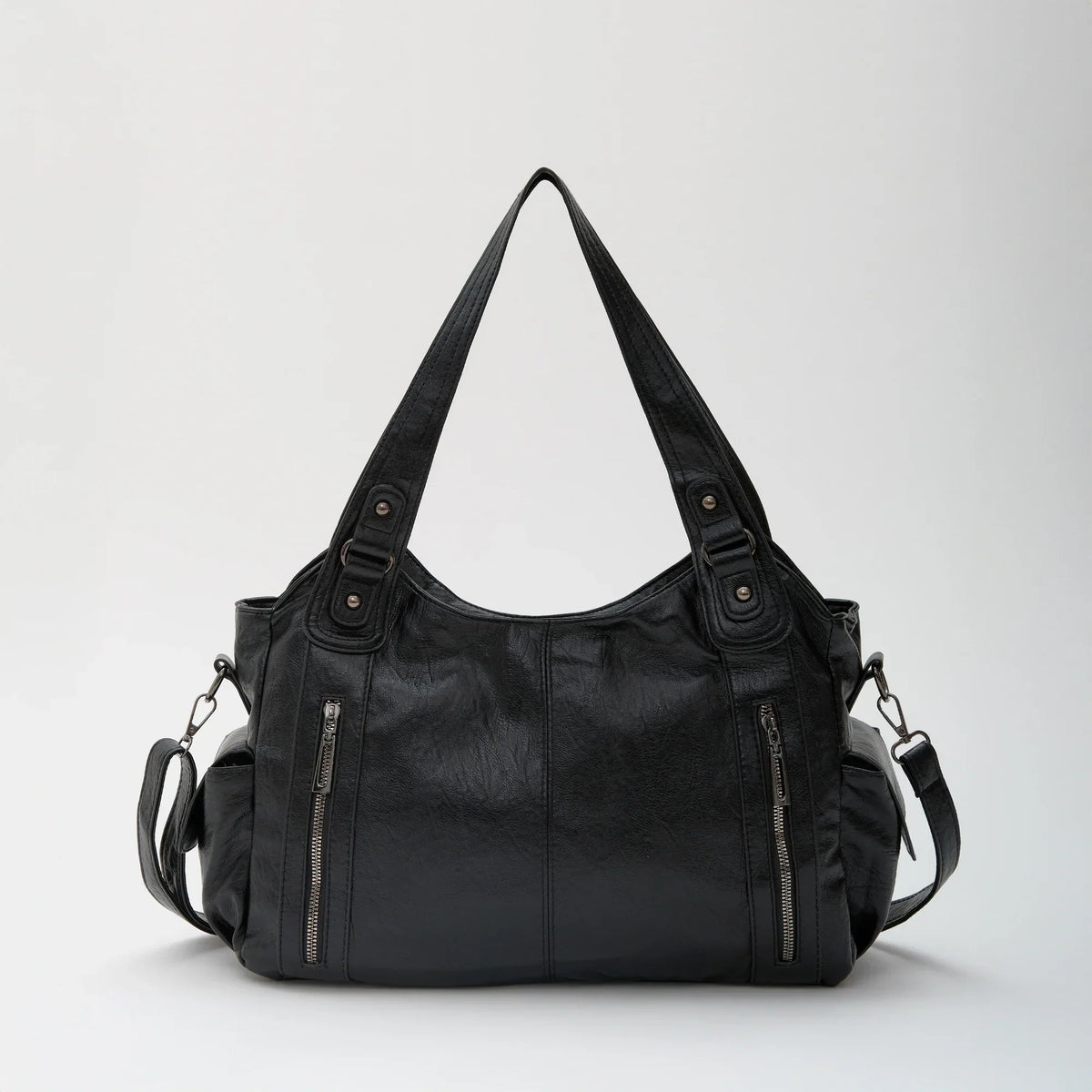 Grand sac bandoulière en simili cuir pour ordinateur